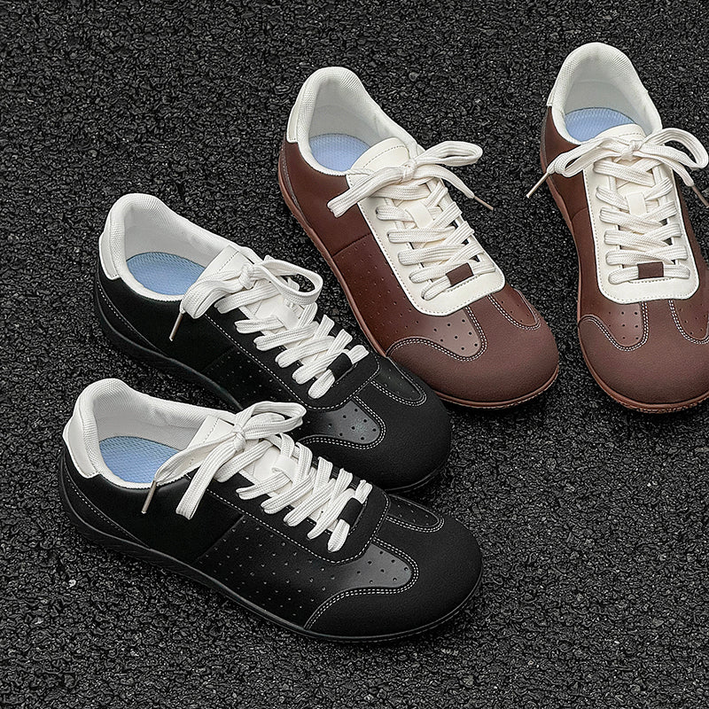 ♛𝔽𝕦𝕤𝕚𝕠𝕟 𝔽𝕠𝕔𝕦𝕤☢︎ᴄᴀꜱᴜᴀʟ ꜱɴᴇᴀᴋᴇʀ ♜✽𝟤𝟢𝟤𝟧✽春夏新復古純色經典運動鞋   男女款  S09