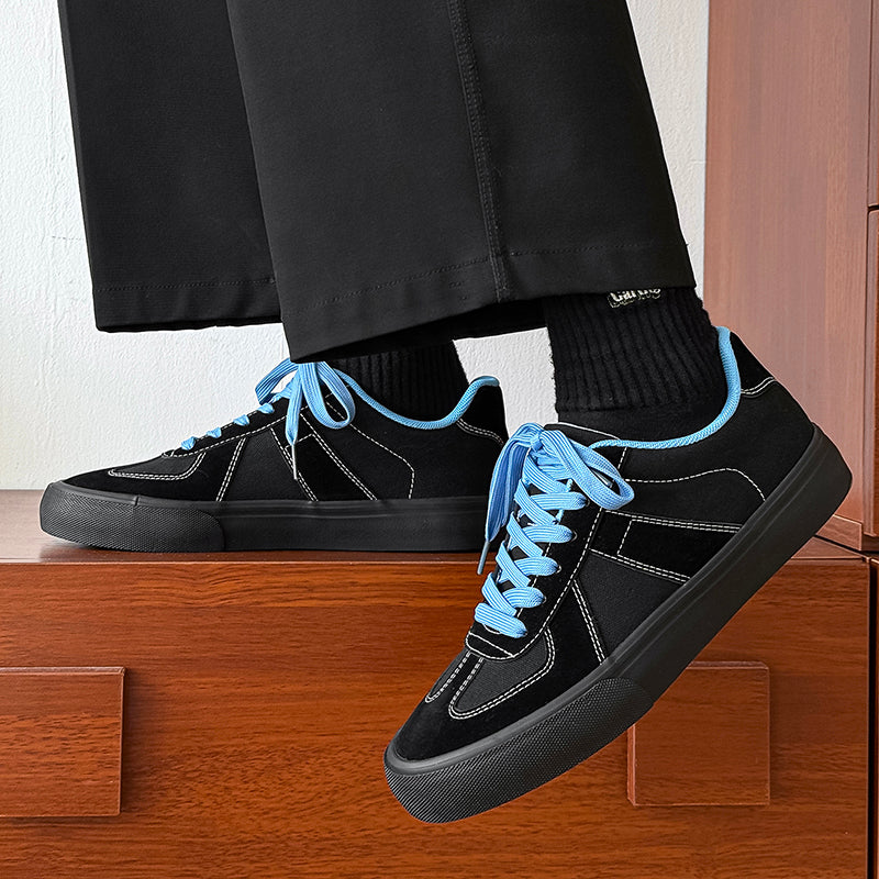 ♛𝔽𝕦𝕤𝕚𝕠𝕟 𝔽𝕠𝕔𝕦𝕤☢︎ꜱᴋᴀᴛᴇ ꜱʜᴏᴇꜱ ♜✽𝟤𝟢𝟤𝟧✽秋冬新款經典素面低筒板鞋   男女款 情侶款(36-44) YC-96