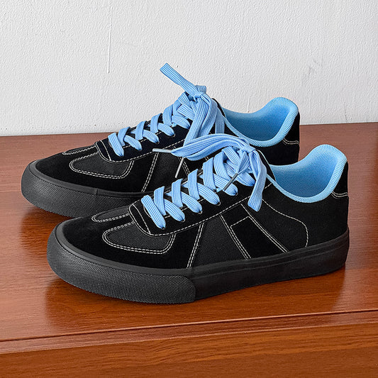 ♛𝔽𝕦𝕤𝕚𝕠𝕟 𝔽𝕠𝕔𝕦𝕤☢︎ꜱᴋᴀᴛᴇ ꜱʜᴏᴇꜱ ♜✽𝟤𝟢𝟤𝟧✽秋冬新款經典素面低筒板鞋   男女款 情侶款(36-44) YC-96