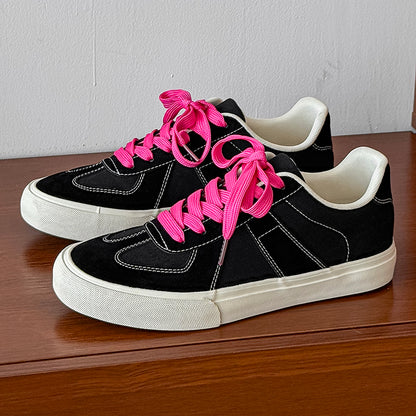 ♛𝔽𝕦𝕤𝕚𝕠𝕟 𝔽𝕠𝕔𝕦𝕤☢︎ꜱᴋᴀᴛᴇ ꜱʜᴏᴇꜱ ♜✽𝟤𝟢𝟤𝟧✽秋冬新款經典素面低筒板鞋   男女款 情侶款(36-44) YC-96