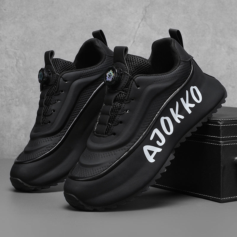 ♛𝔽𝕦𝕤𝕚𝕠𝕟 𝔽𝕠𝕔𝕦𝕤☢︎ᴄᴀꜱᴜᴀʟ ꜱɴᴇᴀᴋᴇʀ ♜✽𝟤𝟢𝟤𝟧✽ 春夏新款超前衛無繩旋轉扣式懶人運動鞋 男女款 大🦶款 (39-48號)  ᴊᴍ𝟢𝟩𝟩