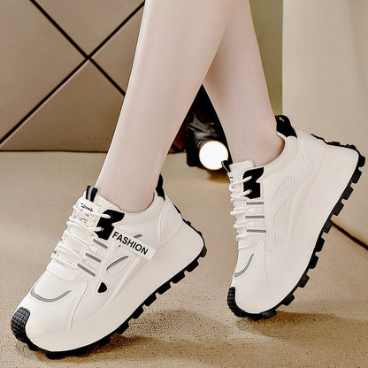 ♛𝔽𝕦𝕤𝕚𝕠𝕟 𝔽𝕠𝕔𝕦𝕤☢︎ꜰʟᴇxɪɴɢ-ꜱʜᴏᴇꜱ ♜✽𝟤𝟢𝟤𝟧✽ 夏季新款增高顯腿長休閒運動鞋 女款 (35-40號）HL9