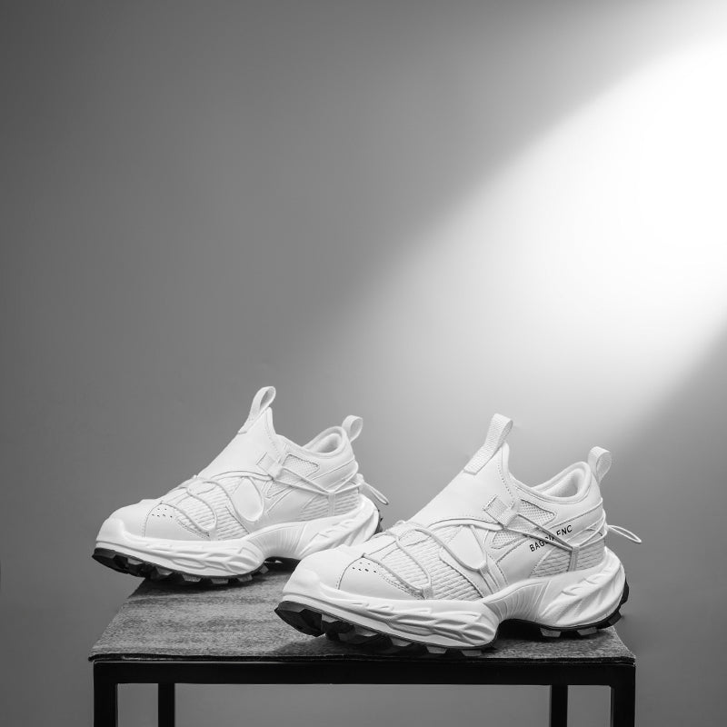 ♛𝔽𝕦𝕤𝕚𝕠𝕟 𝔽𝕠𝕔𝕦𝕤☢︎ᴄᴀꜱᴜᴀʟ ꜱɴᴇᴀᴋᴇʀ ♜✽𝟤𝟢𝟤𝟧✽春夏新款 HeteroRun中筒厚底休閒厚底運動鞋   男女款 ʟ𝟥𝟤𝟣