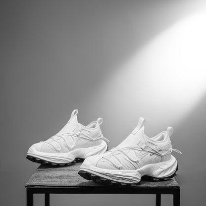 ♛𝔽𝕦𝕤𝕚𝕠𝕟 𝔽𝕠𝕔𝕦𝕤☢︎ᴄᴀꜱᴜᴀʟ ꜱɴᴇᴀᴋᴇʀ ♜✽𝟤𝟢𝟤𝟧✽春夏新款 HeteroRun中筒厚底休閒厚底運動鞋   男女款 ʟ𝟥𝟤𝟣