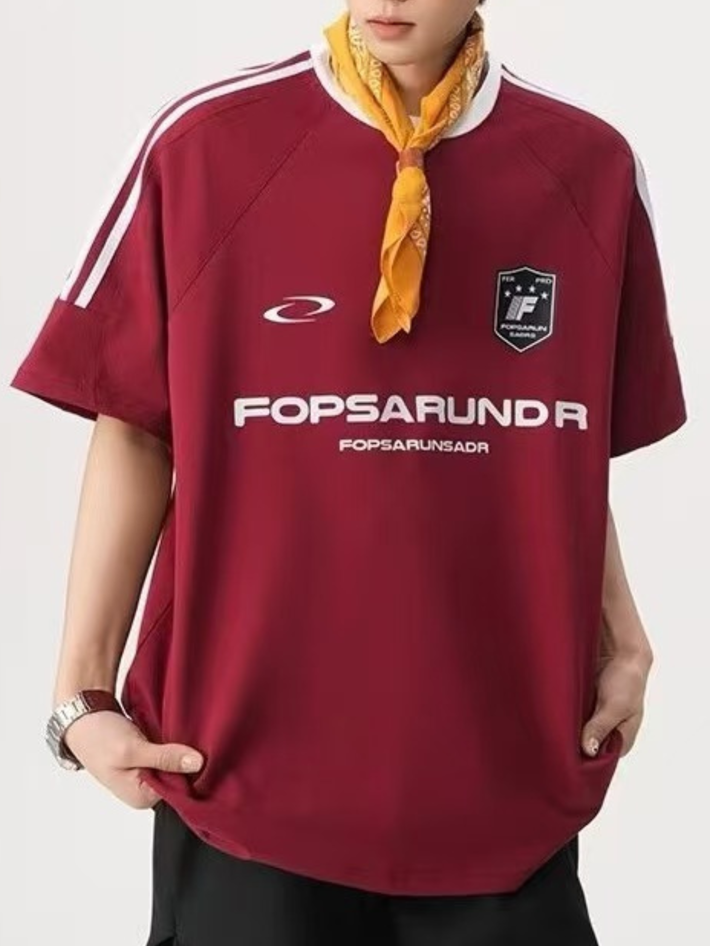 𝔽𝕦𝕤𝕚𝕠𝕟 𝔽𝕠𝕔𝕦𝕤 ✘ 潮牌短袖t恤夏季重磅寬鬆情侣纯棉插肩美式休閒上衣 N4