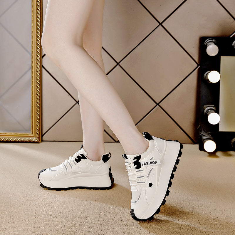 ♛𝔽𝕦𝕤𝕚𝕠𝕟 𝔽𝕠𝕔𝕦𝕤☢︎ꜰʟᴇxɪɴɢ-ꜱʜᴏᴇꜱ ♜✽𝟤𝟢𝟤𝟧✽ 夏季新款增高顯腿長休閒運動鞋 女款 (35-40號）HL9