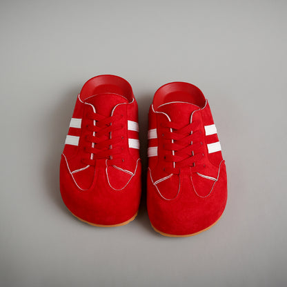 ♛𝔽𝕦𝕤𝕚𝕠𝕟 𝔽𝕠𝕔𝕦𝕤☢︎ꜰʟᴇxɪɴɢ-ꜱʜᴏᴇꜱ ♜ ✽𝟤𝟢𝟤𝟧✽ 春夏新款百搭板鞋頭型超透氣隱行增高3cm拖鞋  女款 (35-40號）x𝟤𝟪𝟪