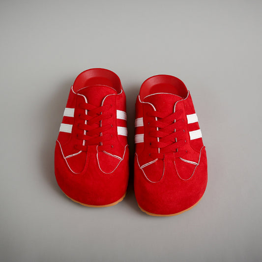 ♛𝔽𝕦𝕤𝕚𝕠𝕟 𝔽𝕠𝕔𝕦𝕤☢︎ꜰʟᴇxɪɴɢ-ꜱʜᴏᴇꜱ ♜ ✽𝟤𝟢𝟤𝟧✽ 春夏新款百搭板鞋頭型超透氣隱行增高3cm拖鞋  女款 (35-40號）x𝟤𝟪𝟪