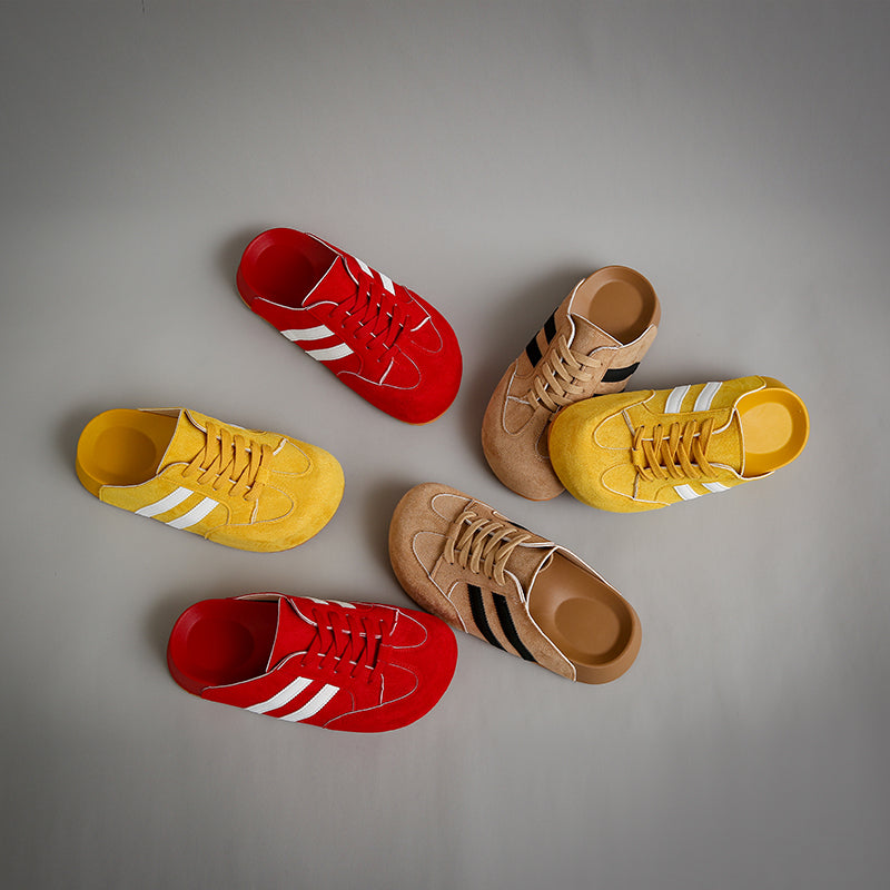 ♛𝔽𝕦𝕤𝕚𝕠𝕟 𝔽𝕠𝕔𝕦𝕤☢︎ꜰʟᴇxɪɴɢ-ꜱʜᴏᴇꜱ ♜✽𝟤𝟢𝟤𝟧✽ 春夏新款百搭板鞋頭型超透氣隱行增高3cm拖鞋  女款 (35-40號）x𝟤𝟪𝟪