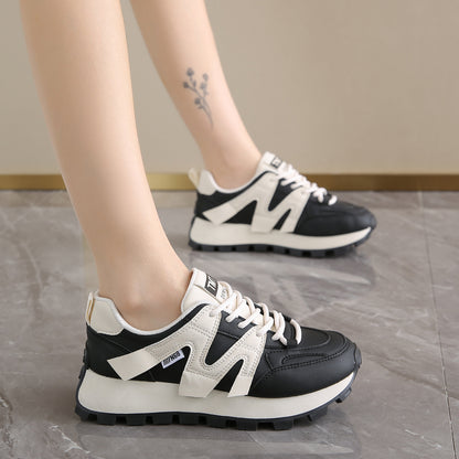 ♛𝔽𝕦𝕤𝕚𝕠𝕟 𝔽𝕠𝕔𝕦𝕤☢︎ꜰʟᴇxɪɴɢ-ꜱʜᴏᴇꜱ ♜✽𝟤𝟢𝟤𝟧✽ 夏季新款厚底M標休閒運動鞋 女款 (35-40號）XS89