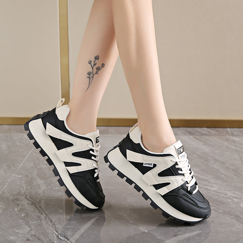 ♛𝔽𝕦𝕤𝕚𝕠𝕟 𝔽𝕠𝕔𝕦𝕤☢︎ꜰʟᴇxɪɴɢ-ꜱʜᴏᴇꜱ ♜✽𝟤𝟢𝟤𝟧✽ 夏季新款厚底M標休閒運動鞋 女款 (35-40號）XS89