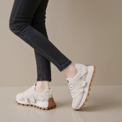 ♛𝔽𝕦𝕤𝕚𝕠𝕟 𝔽𝕠𝕔𝕦𝕤☢︎ꜰʟᴇxɪɴɢ-ꜱʜᴏᴇꜱ ♜✽𝟤𝟢𝟤𝟧✽ 夏季新款厚底M標休閒運動鞋 女款 (35-40號）XS89