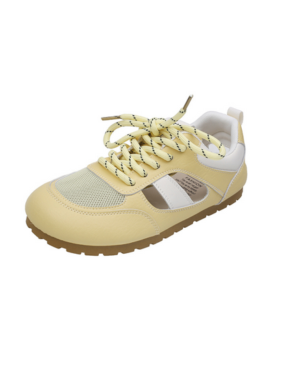 ♛𝔽𝕦𝕤𝕚𝕠𝕟 𝔽𝕠𝕔𝕦𝕤☢︎ꜰʟᴇxɪɴɢ-ꜱʜᴏᴇꜱ ♜ ✽𝟤𝟢𝟤𝟧✽ 春夏新款休閒百搭舒適透氣鏤空設計平底運動鞋  女款 (35-40號）x𝟫𝟥𝟩