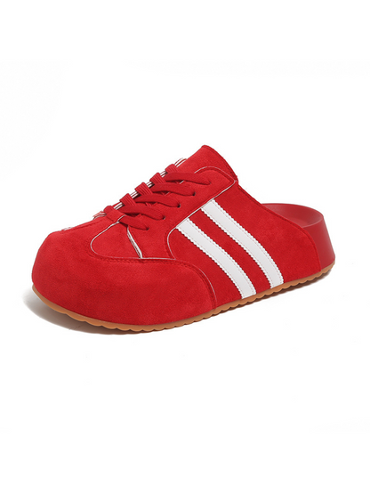 ♛𝔽𝕦𝕤𝕚𝕠𝕟 𝔽𝕠𝕔𝕦𝕤☢︎ꜰʟᴇxɪɴɢ-ꜱʜᴏᴇꜱ ♜ ✽𝟤𝟢𝟤𝟧✽ 春夏新款百搭板鞋頭型超透氣隱行增高3cm拖鞋  女款 (35-40號）x𝟤𝟪𝟪