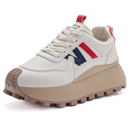 ♛𝔽𝕦𝕤𝕚𝕠𝕟 𝔽𝕠𝕔𝕦𝕤☢︎ꜰʟᴇxɪɴɢ-ꜱʜᴏᴇꜱ ♜✽𝟤𝟢𝟤𝟧✽ 夏季新款增高顯腿長休閒運動鞋 女款 (35-40號）HL81