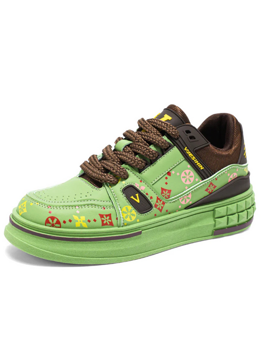 ♛𝔽𝕦𝕤𝕚𝕠𝕟 𝔽𝕠𝕔𝕦𝕤☢︎ꜱᴋᴀᴛᴇ ꜱʜᴏᴇꜱ ♜✽𝟤𝟢𝟤𝟧✽ 春夏新款ICONIC VIBE 潮流增高鞋   中性男女款  ꜱ𝟦𝟧𝟤