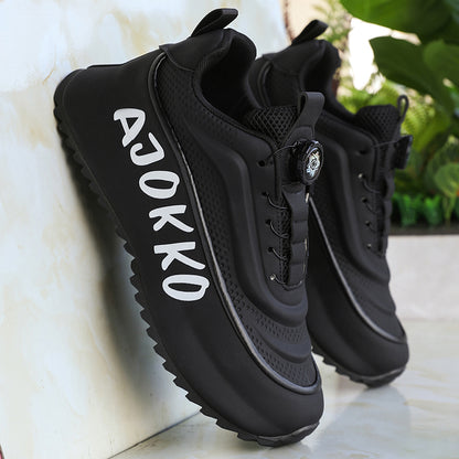 ♛𝔽𝕦𝕤𝕚𝕠𝕟 𝔽𝕠𝕔𝕦𝕤☢︎ᴄᴀꜱᴜᴀʟ ꜱɴᴇᴀᴋᴇʀ ♜✽𝟤𝟢𝟤𝟧✽ 春夏新款超前衛無繩旋轉扣式懶人運動鞋 男女款 大🦶款 (39-48號)  ᴊᴍ𝟢𝟩𝟩