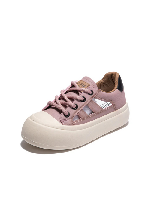 ♛𝔽𝕦𝕤𝕚𝕠𝕟 𝔽𝕠𝕔𝕦𝕤☢︎ꜰʟᴇxɪɴɢ-ꜱʜᴏᴇꜱ ♜✽𝟤𝟢𝟤𝟧✽ 春夏新款可愛風休閒百搭厚底增高𝟧ᴄᴍ鞋  女款  (35-40號） ᴍꜱ𝟨𝟢𝟥