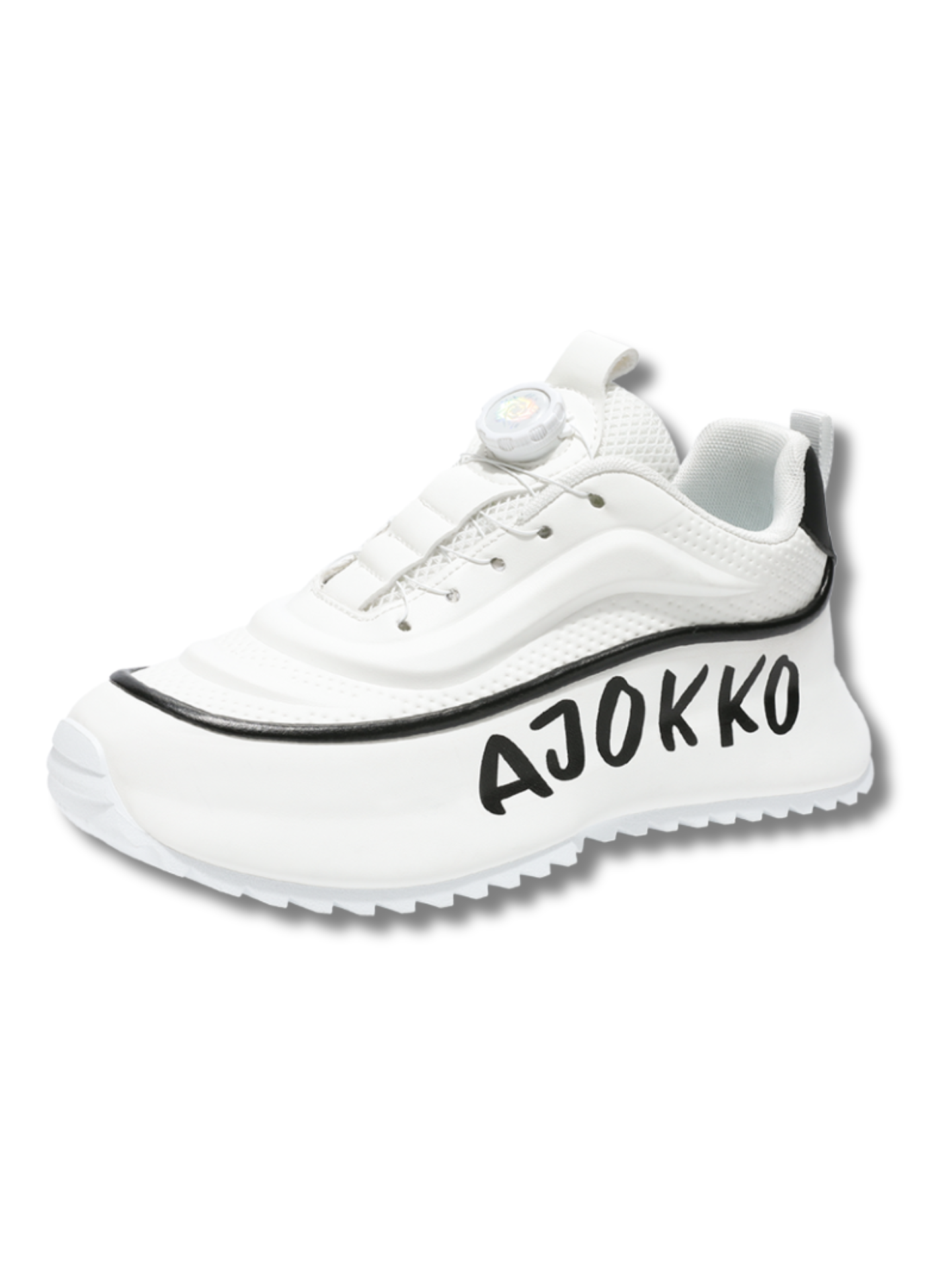 ♛𝔽𝕦𝕤𝕚𝕠𝕟 𝔽𝕠𝕔𝕦𝕤☢︎ᴄᴀꜱᴜᴀʟ ꜱɴᴇᴀᴋᴇʀ ♜✽𝟤𝟢𝟤𝟧✽ 春夏新款超前衛無繩旋轉扣式懶人運動鞋 男女款 大🦶款 (39-48號)   ᴊᴍ𝟢𝟩𝟩