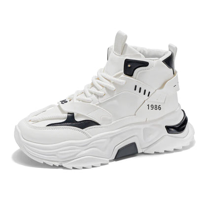 ♛𝔽𝕦𝕤𝕚𝕠𝕟 𝔽𝕠𝕔𝕦𝕤☢︎ᴄᴀꜱᴜᴀʟ ꜱɴᴇᴀᴋᴇʀ ♜ ✽𝟤𝟢𝟤𝟧✽  美式未來先鋒高筒增高厚底運動鞋   男女中性款 ᴍᴛ𝟥𝟨