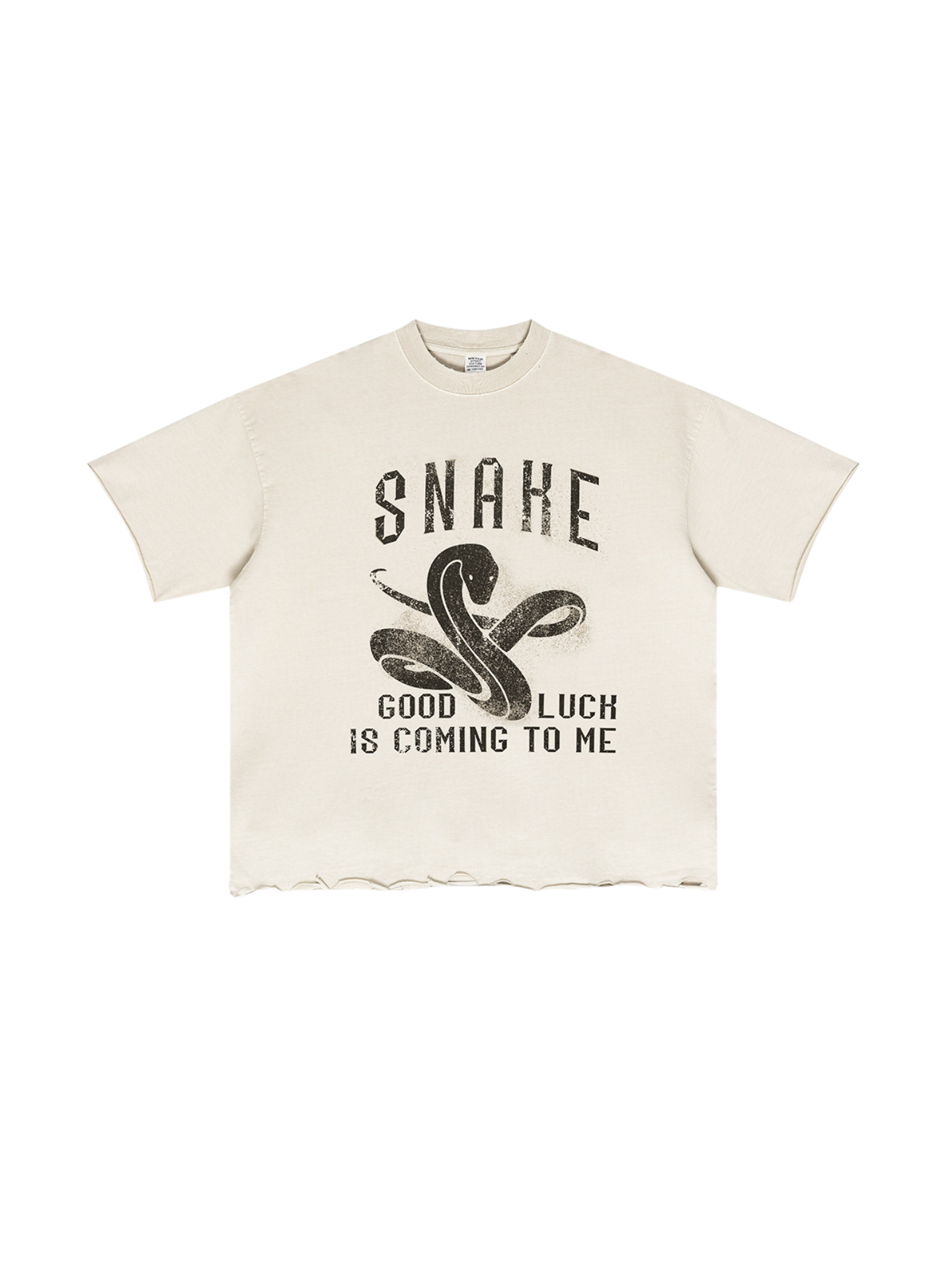 ▶𝔽𝕦𝕤𝕚𝕠𝕟 𝔽𝕠𝕔𝕦𝕤 ⌘𝓦𝓪𝓼𝓱𝓮𝓭 𝔀𝓲𝓷𝓭 ◀ 2025夏季歐美高街蛇年印花街舞嘻哈hiphop炸街演出服短袖T恤男潮 TZ-19