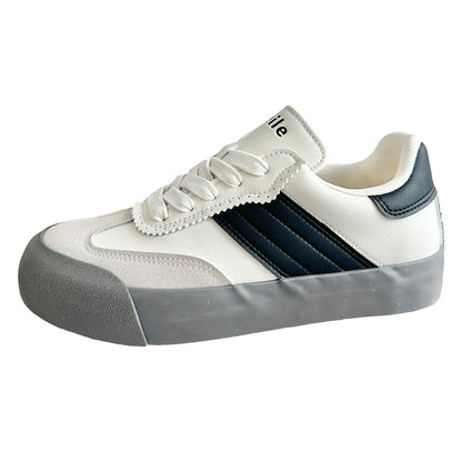 ♛𝔽𝕦𝕤𝕚𝕠𝕟 𝔽𝕠𝕔𝕦𝕤☢︎ꜱᴋᴀᴛᴇ ꜱʜᴏᴇꜱ ♜ ✽𝟤𝟢𝟤𝟧✽ 春夏新款時尚百搭橡膠底復古經典配色板鞋 男女情侶款 (35-44號) x𝟫𝟨𝟫