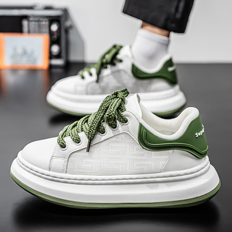 ♛𝔽𝕦𝕤𝕚𝕠𝕟 𝔽𝕠𝕔𝕦𝕤☢︎ꜱᴋᴀᴛᴇ ꜱʜᴏᴇꜱ♜ ✽𝟤𝟢𝟤𝟧✽春夏新款經典大底隱形印花超透氣增高板鞋   男女款  LK77