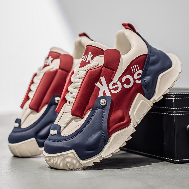 ♛𝔽𝕦𝕤𝕚𝕠𝕟 𝔽𝕠𝕔𝕦𝕤☢︎ᴄᴀꜱᴜᴀʟ ꜱɴᴇᴀᴋᴇʀ ♜ ✽𝟤𝟢𝟤𝟧✽秋冬新款運動氣囊包覆隱形增高運動鞋  男女款  情侶款 XS-05