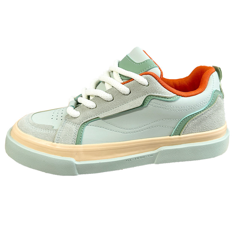 ♛𝔽𝕦𝕤𝕚𝕠𝕟 𝔽𝕠𝕔𝕦𝕤☢︎ꜱᴋᴀᴛᴇ ꜱʜᴏᴇꜱ ♜✽✽𝟤𝟢𝟤𝟧✽ 春夏新款陽光繽紛復古側裙板鞋 男女情侶款(35-44號)  xɴ𝟨𝟪