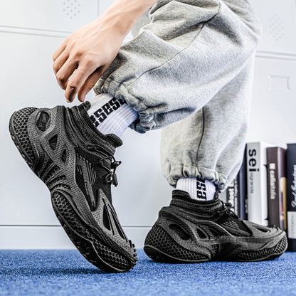 ♛𝔽𝕦𝕤𝕚𝕠𝕟 𝔽𝕠𝕔𝕦𝕤☢︎ᴄᴀꜱᴜᴀʟ ꜱɴᴇᴀᴋᴇʀ ♜✽𝟤𝟢𝟤𝟧✽春夏新包覆感網襪設計機能性運動鞋   男女款  M18