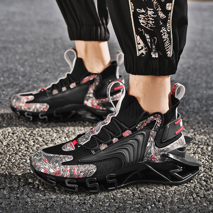 ♛𝔽𝕦𝕤𝕚𝕠𝕟 𝔽𝕠𝕔𝕦𝕤☢︎ᴄᴀꜱᴜᴀʟ ꜱɴᴇᴀᴋᴇʀ ♜ ✽𝟤𝟢𝟤𝟧✽春夏新款襪套透氣增高機能運動鞋   男女款  情侶款 大🦶款 (36-46號) L222