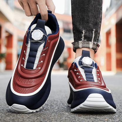 ♛𝔽𝕦𝕤𝕚𝕠𝕟 𝔽𝕠𝕔𝕦𝕤☢︎ᴄᴀꜱᴜᴀʟ ꜱɴᴇᴀᴋᴇʀ ♜✽𝟤𝟢𝟤𝟧✽ 春夏新款超前衛無繩旋轉扣式懶人運動鞋 男女款 大🦶款 (39-48號)  ᴊᴍ𝟢𝟩𝟩