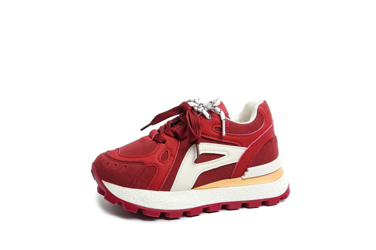 ♛𝔽𝕦𝕤𝕚𝕠𝕟 𝔽𝕠𝕔𝕦𝕤☢︎ꜰʟᴇxɪɴɢ-ꜱʜᴏᴇꜱ ♜✽𝟤𝟢𝟤𝟧✽ 夏季新款增高耐穿鞋底心運動鞋 女款 (35-40號）A08