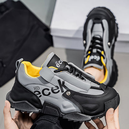 ♛𝔽𝕦𝕤𝕚𝕠𝕟 𝔽𝕠𝕔𝕦𝕤☢︎ᴄᴀꜱᴜᴀʟ ꜱɴᴇᴀᴋᴇʀ ♜ ✽𝟤𝟢𝟤𝟧✽秋冬新款運動氣囊包覆隱形增高運動鞋  男女款  情侶款 XS-05