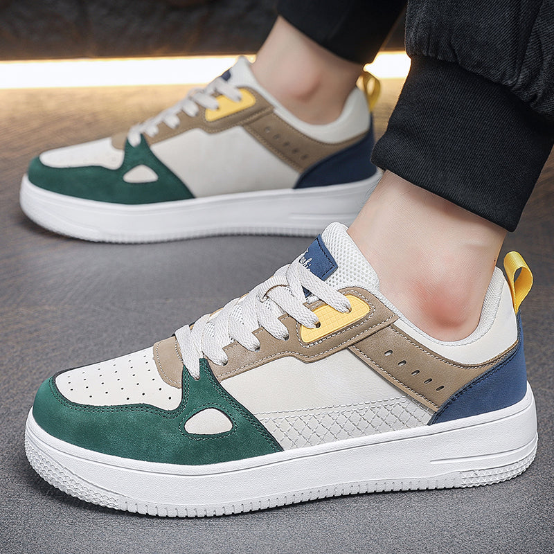 ♛𝔽𝕦𝕤𝕚𝕠𝕟 𝔽𝕠𝕔𝕦𝕤☢︎ꜱᴋᴀᴛᴇ ꜱʜᴏᴇꜱ♜ ✽𝟤𝟢𝟤𝟧✽春夏新款復古經典板鞋雙拼色增高板鞋   男女款 大🦶款 (39-47號)   x𝟫𝟢𝟨