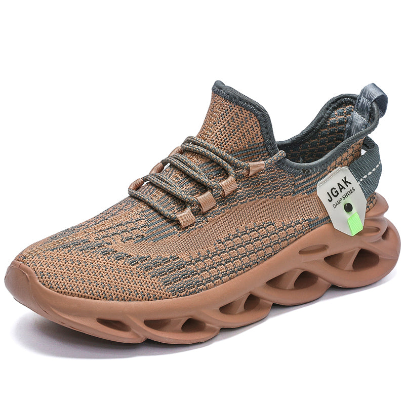 ♛𝔽𝕦𝕤𝕚𝕠𝕟 𝔽𝕠𝕔𝕦𝕤☢︎ᴄᴀꜱᴜᴀʟ ꜱɴᴇᴀᴋᴇʀ ♜✽𝟤𝟢𝟤𝟧✽春夏新款夏季強力網布透氣耐磨彈性大底運動鞋   男女款   大🦶款 (39-50號) M513