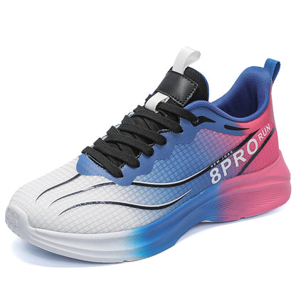 ♛𝔽𝕦𝕤𝕚𝕠𝕟 𝔽𝕠𝕔𝕦𝕤☢︎ᴄᴀꜱᴜᴀʟ ꜱɴᴇᴀᴋᴇʀ ♜✽𝟤𝟢𝟤𝟧✽春夏新款夏季繽紛漸層陽光帥氣運動鞋   男女款   大🦶款 (39-50號) F519