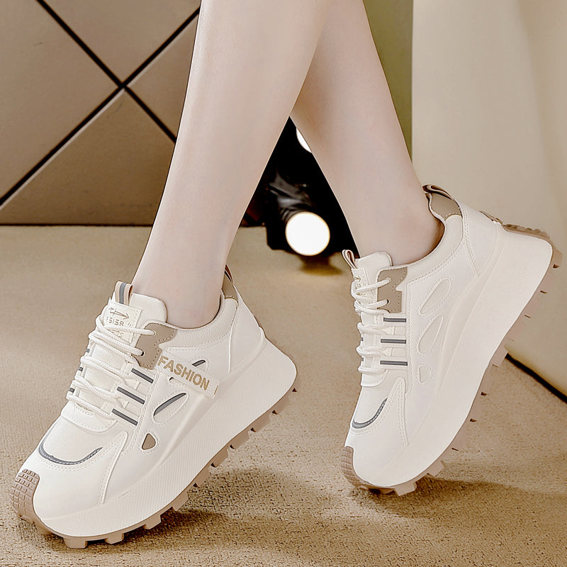 ♛𝔽𝕦𝕤𝕚𝕠𝕟 𝔽𝕠𝕔𝕦𝕤☢︎ꜰʟᴇxɪɴɢ-ꜱʜᴏᴇꜱ ♜✽𝟤𝟢𝟤𝟧✽ 夏季新款增高顯腿長休閒運動鞋 女款 (35-40號）HL9