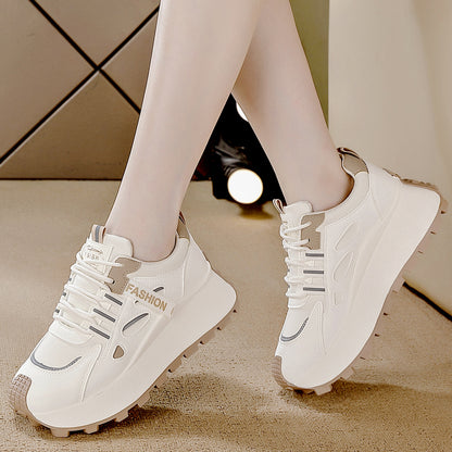 ♛𝔽𝕦𝕤𝕚𝕠𝕟 𝔽𝕠𝕔𝕦𝕤☢︎ꜰʟᴇxɪɴɢ-ꜱʜᴏᴇꜱ ♜✽𝟤𝟢𝟤𝟧✽ 夏季新款增高顯腿長休閒運動鞋 女款 (35-40號）HL9