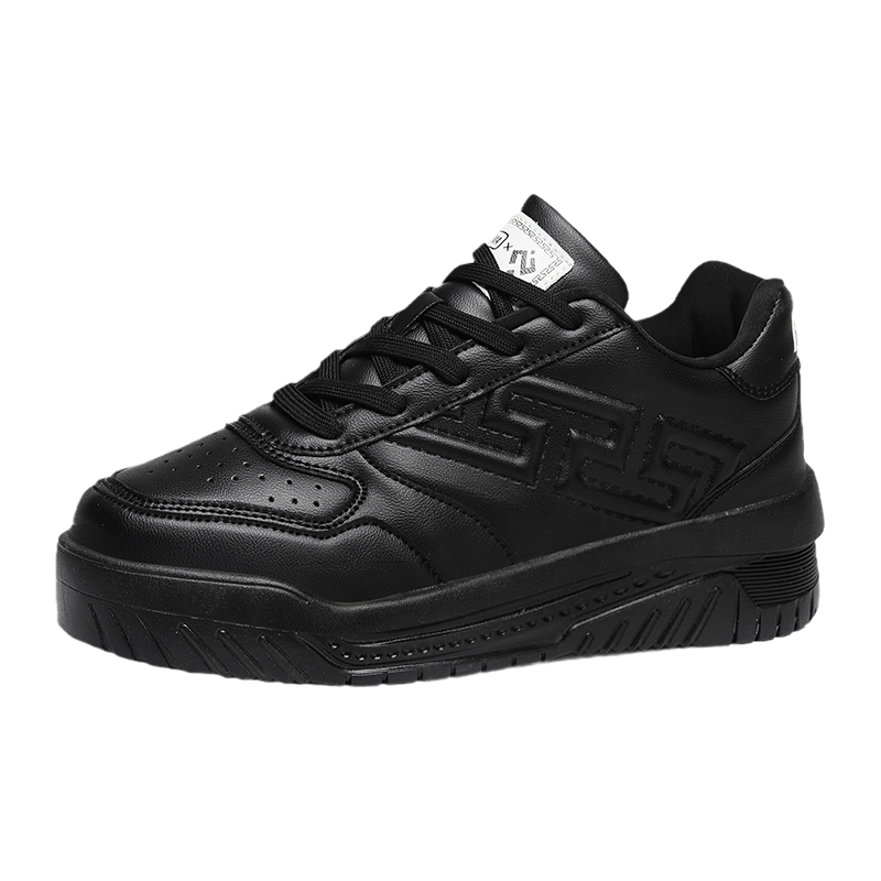 ♛𝔽𝕦𝕤𝕚𝕠𝕟 𝔽𝕠𝕔𝕦𝕤☢︎ꜱᴋᴀᴛᴇ ꜱʜᴏᴇꜱ ♜✽𝟤𝟢𝟤𝟧✽秋冬新款經典素色浮雕透氣低筒板鞋   男女款 情侶款  LD-53