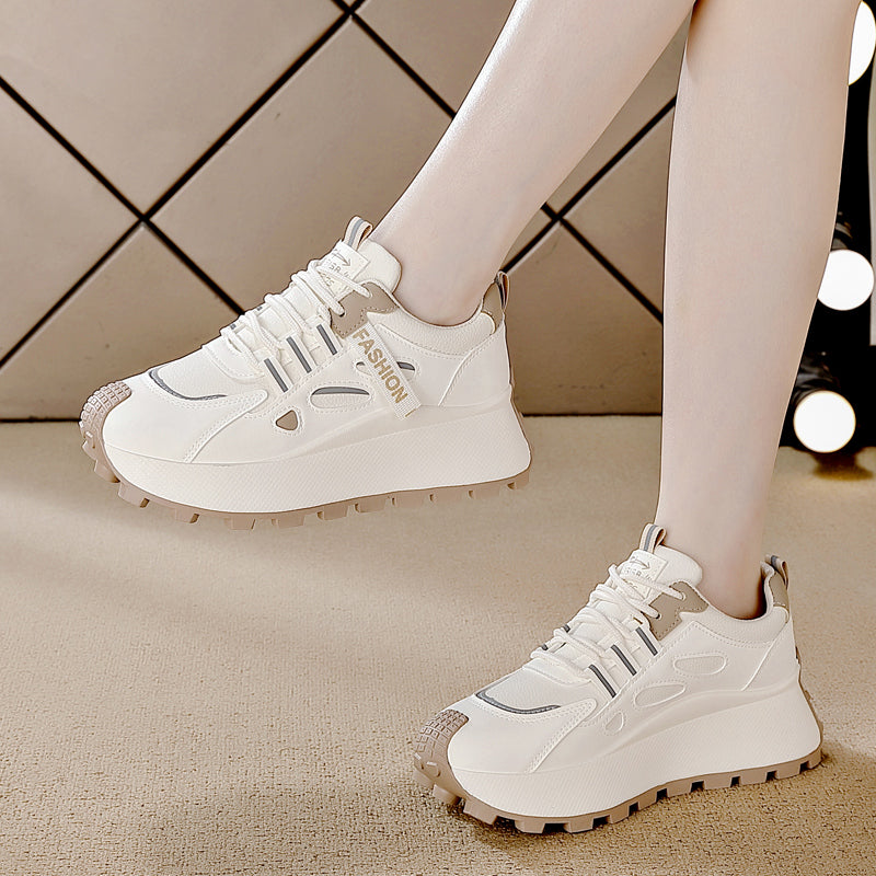 ♛𝔽𝕦𝕤𝕚𝕠𝕟 𝔽𝕠𝕔𝕦𝕤☢︎ꜰʟᴇxɪɴɢ-ꜱʜᴏᴇꜱ ♜✽𝟤𝟢𝟤𝟧✽ 夏季新款增高顯腿長休閒運動鞋 女款 (35-40號）HL9