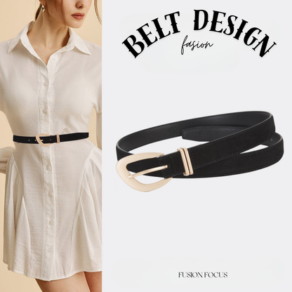 𝗕𝗘𝗟𝗧復古女款合金扣牛皮簡約腰帶款 25