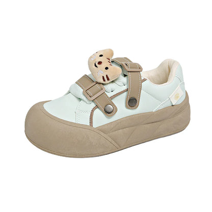 ♛𝔽𝕦𝕤𝕚𝕠𝕟 𝔽𝕠𝕔𝕦𝕤☢︎ꜰʟᴇxɪɴɢ-ꜱʜᴏᴇꜱ ♜ ✽𝟤𝟢𝟤𝟧✽ 可愛萌動物休閒厚底增高𝟧ᴄᴍ鞋  女款(35-40號）ᴀ𝟢𝟪