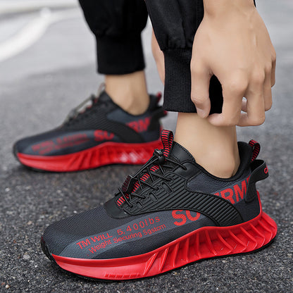 ♛𝔽𝕦𝕤𝕚𝕠𝕟 𝔽𝕠𝕔𝕦𝕤☢︎ᴄᴀꜱᴜᴀʟ ꜱɴᴇᴀᴋᴇʀ ♜✽𝟤𝟢𝟤𝟧✽春夏新輕量化純色戰士全包覆特殊支撐運動鞋   男女款  大🦶款(39-45)  S913