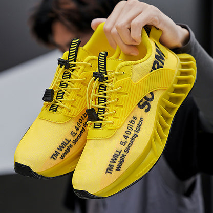 ♛𝔽𝕦𝕤𝕚𝕠𝕟 𝔽𝕠𝕔𝕦𝕤☢︎ᴄᴀꜱᴜᴀʟ ꜱɴᴇᴀᴋᴇʀ ♜✽𝟤𝟢𝟤𝟧✽春夏新輕量化純色戰士全包覆特殊支撐運動鞋   男女款  大🦶款(39-45)  S913