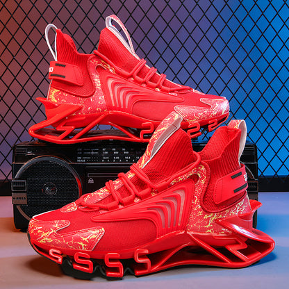 ♛𝔽𝕦𝕤𝕚𝕠𝕟 𝔽𝕠𝕔𝕦𝕤☢︎ᴄᴀꜱᴜᴀʟ ꜱɴᴇᴀᴋᴇʀ ♜ ✽𝟤𝟢𝟤𝟧✽春夏新款襪套透氣增高機能運動鞋   男女款  情侶款 大🦶款 (36-46號) L222