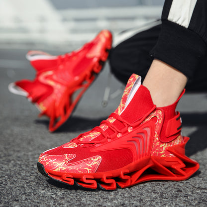 ♛𝔽𝕦𝕤𝕚𝕠𝕟 𝔽𝕠𝕔𝕦𝕤☢︎ᴄᴀꜱᴜᴀʟ ꜱɴᴇᴀᴋᴇʀ ♜ ✽𝟤𝟢𝟤𝟧✽春夏新款襪套透氣增高機能運動鞋   男女款  情侶款 大🦶款 (36-46號) L222