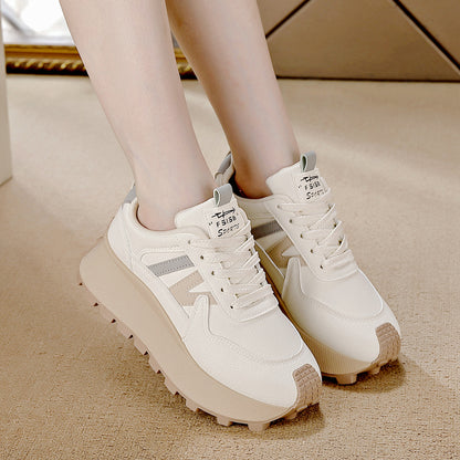 ♛𝔽𝕦𝕤𝕚𝕠𝕟 𝔽𝕠𝕔𝕦𝕤☢︎ꜰʟᴇxɪɴɢ-ꜱʜᴏᴇꜱ ♜✽𝟤𝟢𝟤𝟧✽ 夏季新款增高顯腿長休閒運動鞋 女款 (35-40號）HL81