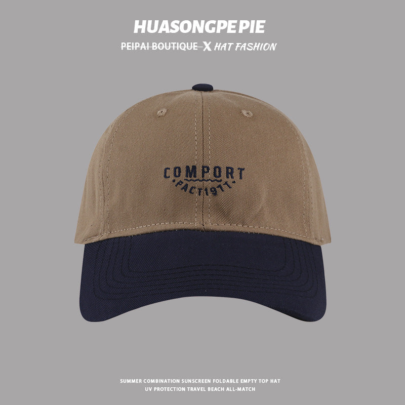 𝔽𝕦𝕤𝕚𝕠𝕟 𝔽𝕠𝕔𝕦𝕤 ✘ ２０２５ 年/美式嘻哈休閒春夏新款復古撞色字母老帽棒球帽