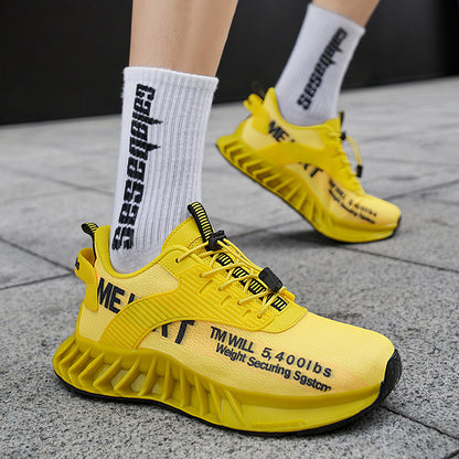 ♛𝔽𝕦𝕤𝕚𝕠𝕟 𝔽𝕠𝕔𝕦𝕤☢︎ᴄᴀꜱᴜᴀʟ ꜱɴᴇᴀᴋᴇʀ ♜✽𝟤𝟢𝟤𝟧✽春夏新輕量化純色戰士全包覆特殊支撐運動鞋   男女款  大🦶款(39-45)  S913